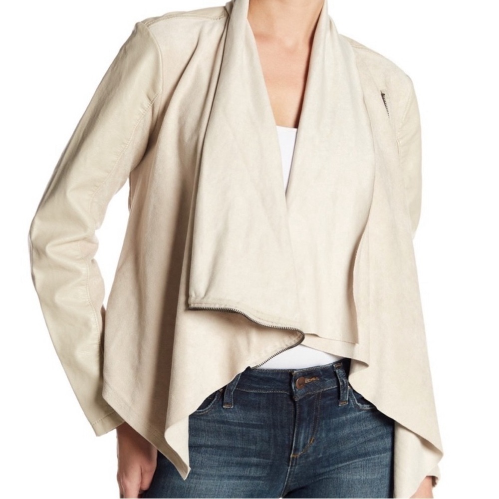 NWOT BLANKNYC | Faux Leather Asymmetric Zip Jacket